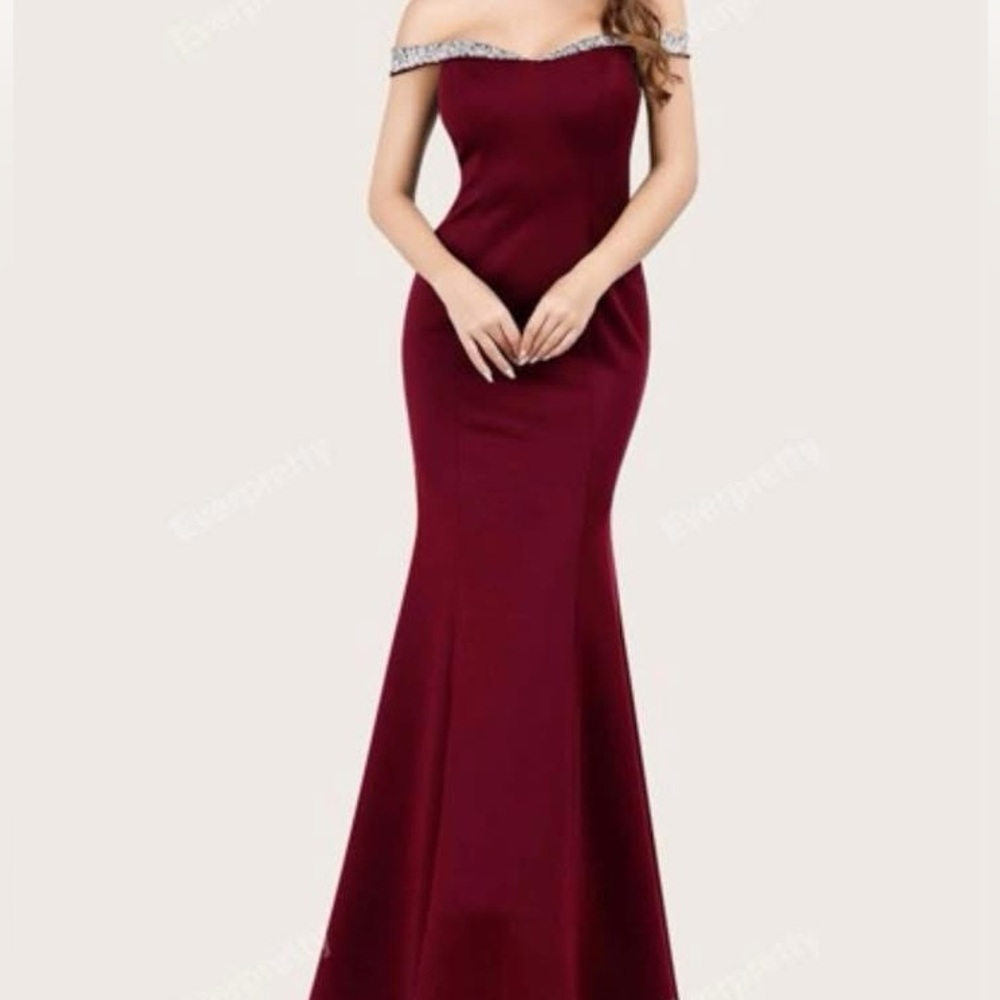 NWT Ever Pretty Burgundy Gown
